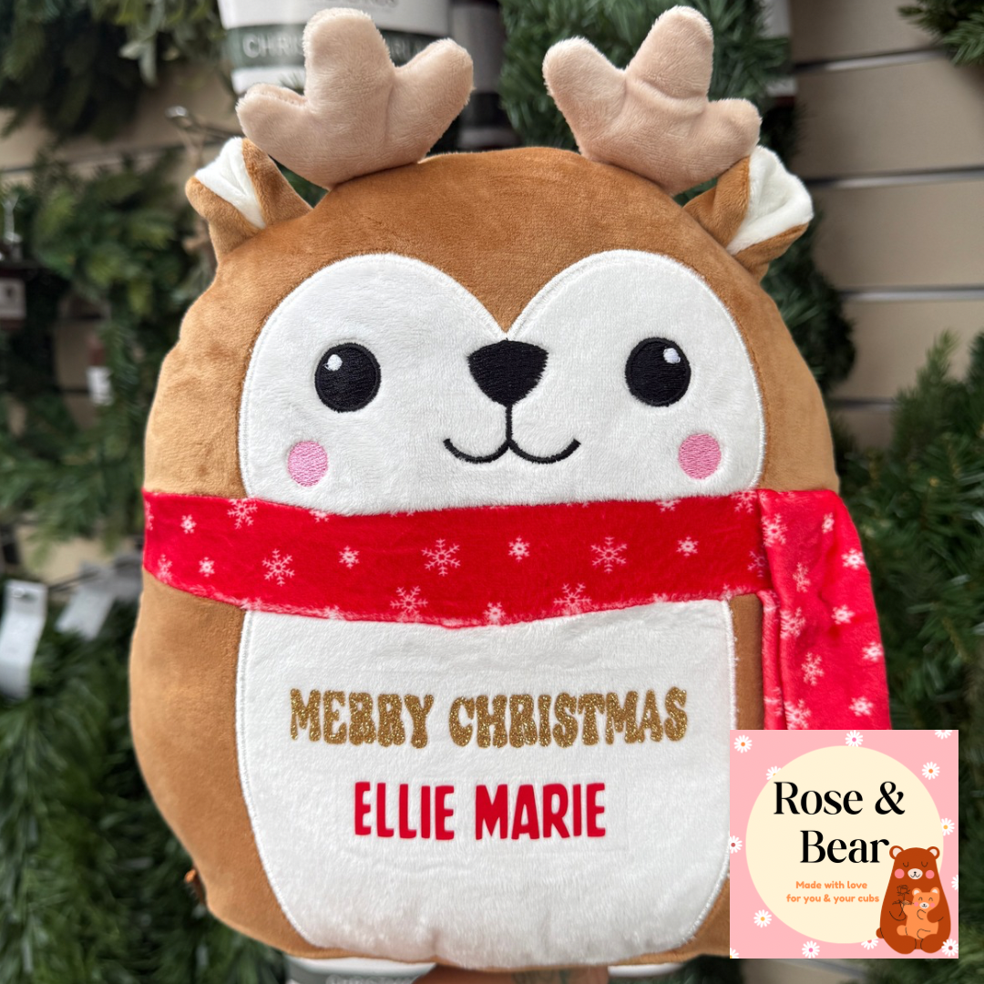 Reindeer Plushie - Christmas Cuddly Toy (PRE ORDER)