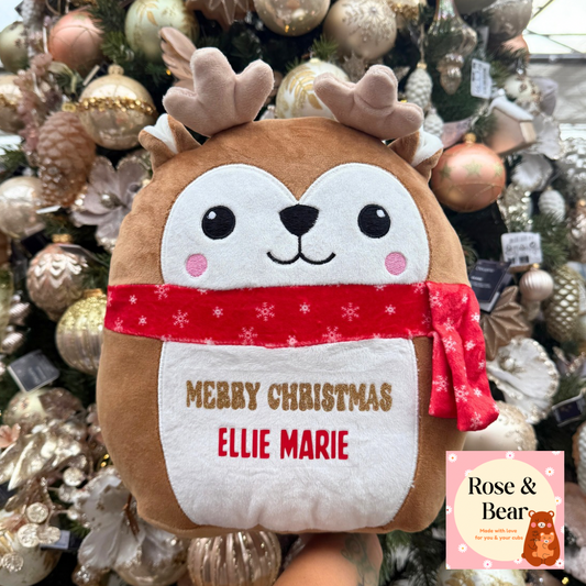 Reindeer Plushie - Christmas Cuddly Toy (PRE ORDER)